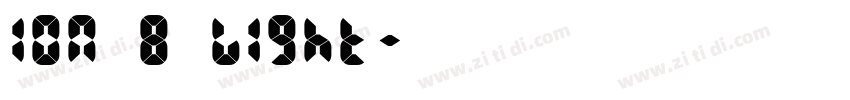 ION B Light字体转换